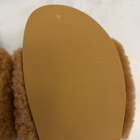 NWOT Jenni Kayne Shearling Slide Sandals Size 39 - Picture 8 of 11